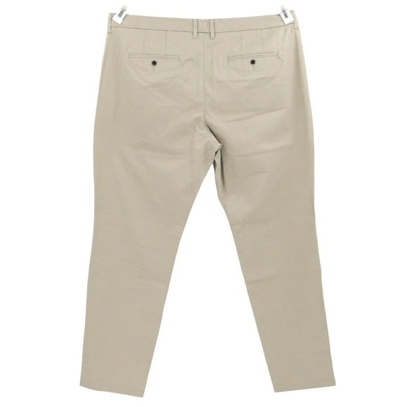Perk Pants Mens 42 x 32 Light Khaki Beige Feel Good Chinos Slim Fit Stretch NWT - Picture 5 of 8